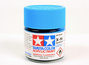 Tamiya 81014 Acryl X-14 Sky Blue 23ml – zdjęcie 2