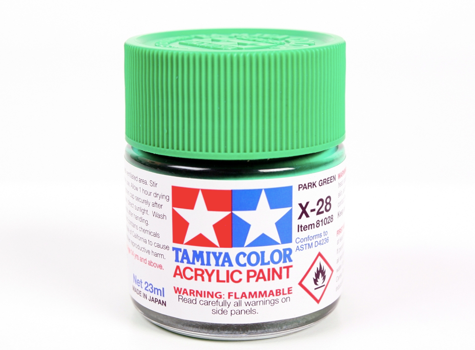 Tamiya 81028 Acrylic X-28 Park Green 23ml – image 2
