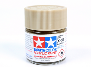 Tamiya 81031 Acryl X-31 Titanium Gold 23ml – zdjęcie 2