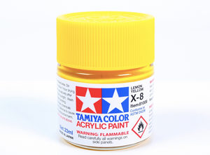 Tamiya 81008 Acryl X-8 Lemon Yellow 23ml – zdjęcie 2