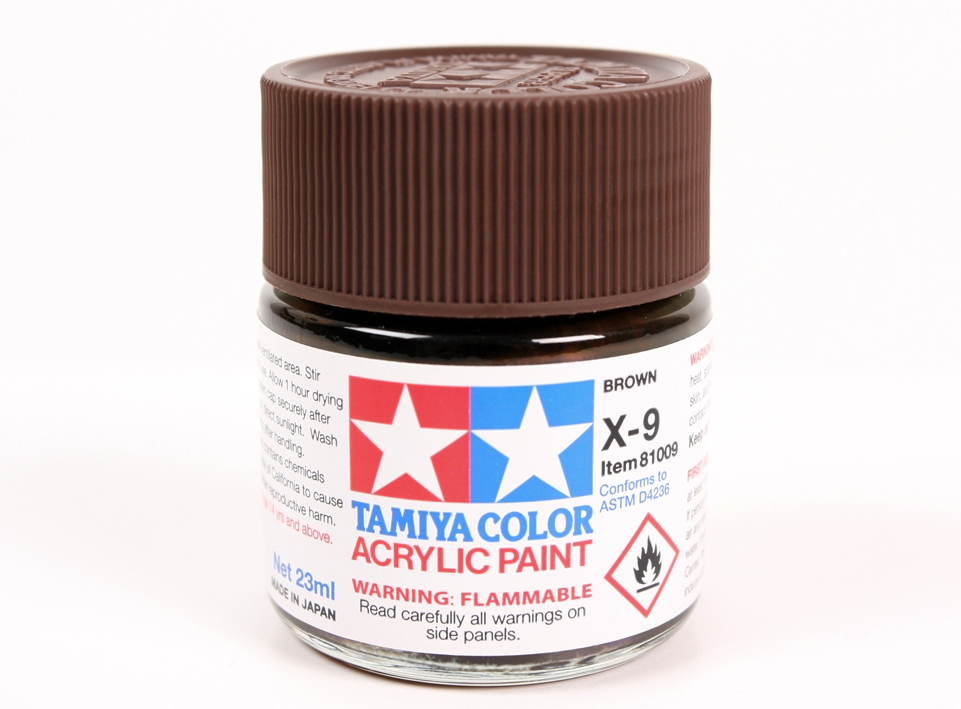 Tamiya 81009 Acryl X-9 Brown 23ml – image 2
