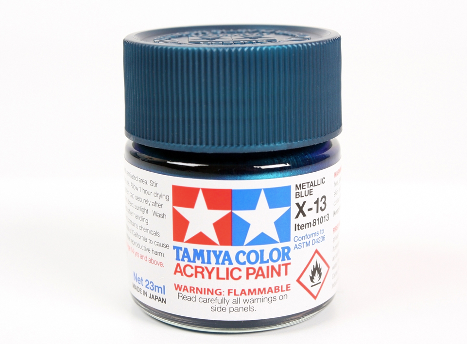 Tamiya 81013 Acryl X-13 Metalic Blue 23ml – zdjęcie 2