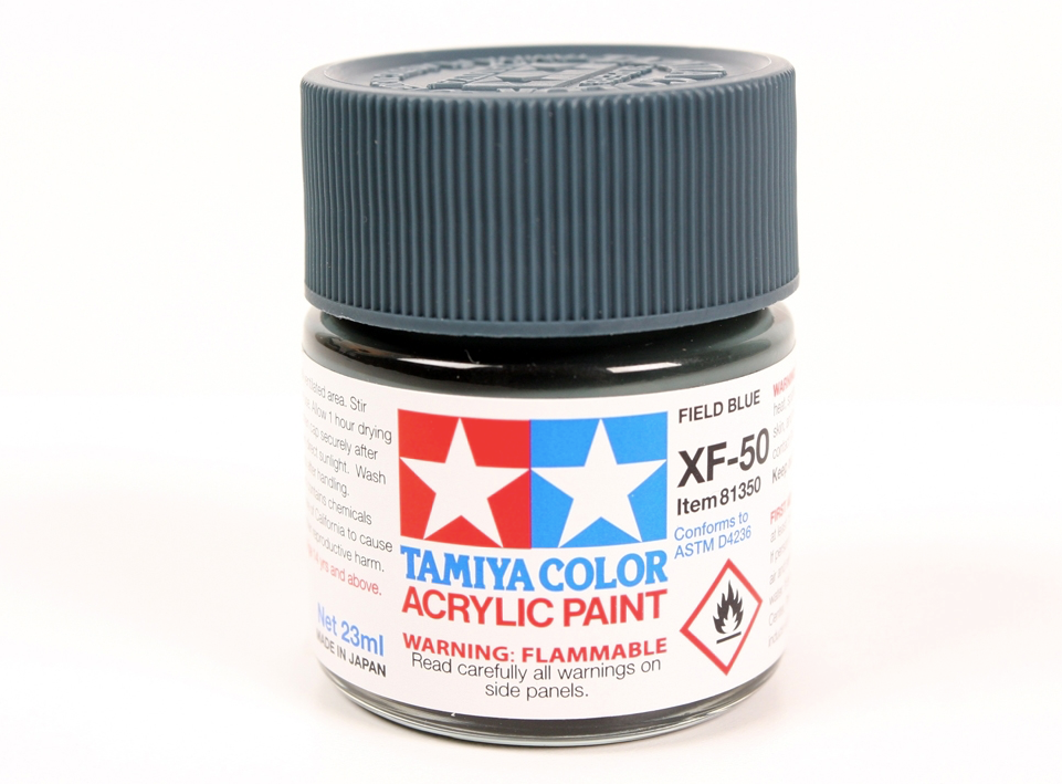 Tamiya 81350 Acryl XF-50 Field Blue 23ml – Bild 2