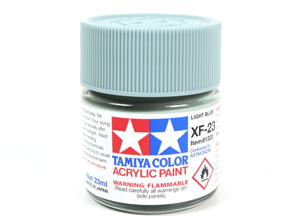 Tamiya 81323 Acryl XF-23 Light Blue 23ml – zdjęcie 2