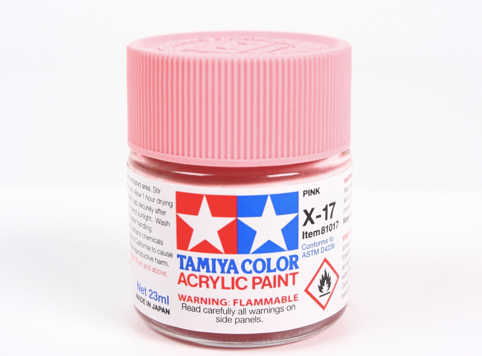 Tamiya 81017 Acryl X-17 Pink Gloss 23ml – zdjęcie 2