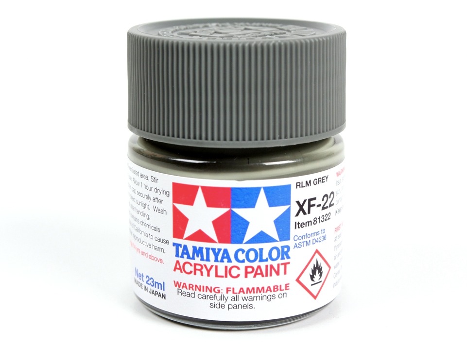 Tamiya 81322 Acryl XF-22 RLM Gray 23ml – image 2