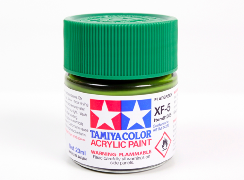 Tamiya 81305 Acryl XF-5 Flat Green 23ml – zdjęcie 2
