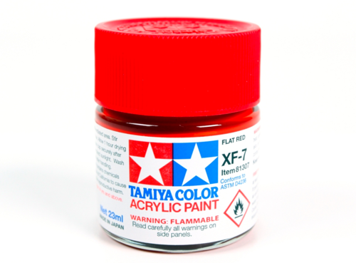 Tamiya 81307 Acryl XF-7 Flat Red 23ml – Bild 2
