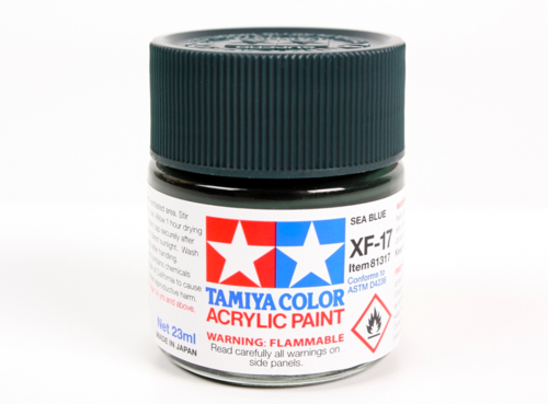 Tamiya 81317 Acryl XF-17 Sea Blue 23ml – zdjęcie 2