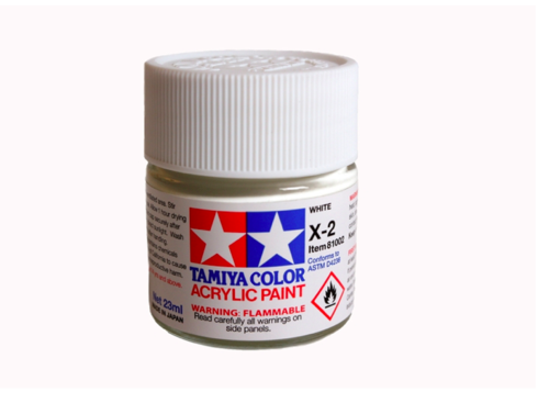 Tamiya 81002 Acryl X-2 White 23ml – zdjęcie 2