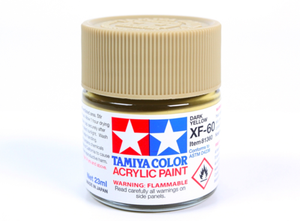 Tamiya 81360 Acryl XF-60 Dark Yellow 23ml – zdjęcie 2