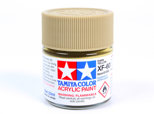 Tamiya 81360 Acryl XF-60 Dark Yellow 23ml – zdjęcie 2