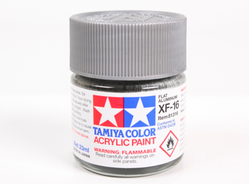 Tamiya 81316 Acryl XF-16 Flat Aluminum 23ml – zdjęcie 2