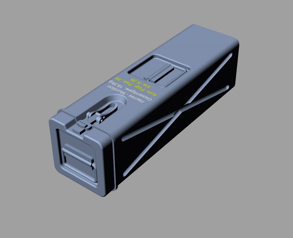 Panzer Art RE35-413 WWII German ammo boxes for PaK/KwK 38 1/35 – zdjęcie 2