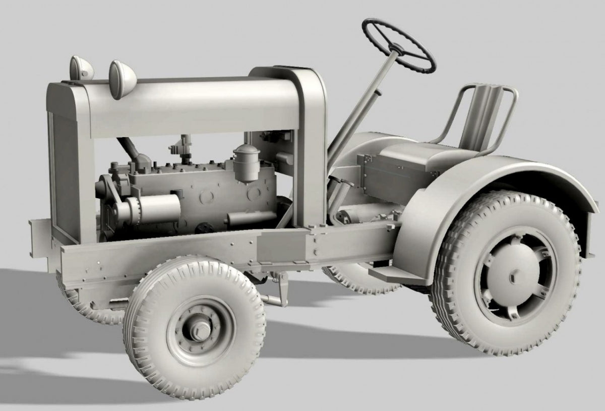 Thunder Model 32001 US Tug Clarktor-6 Mill-33 The heavy duty airfield tractor 1/32 – immagine 6