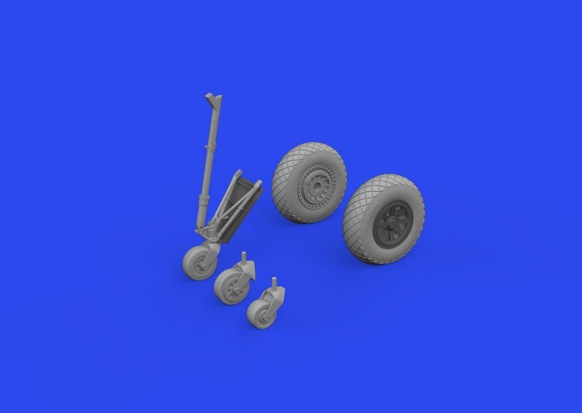 Eduard 648965 TBF/ TBM wheels w/ pattern ACADEMY 1/48 – zdjęcie 2