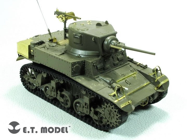 E.T. Model E35-280 U.S. M3 STUART Light Tank（Late Production) (For TAMIYA 35360) 1/35 – zdjęcie 2