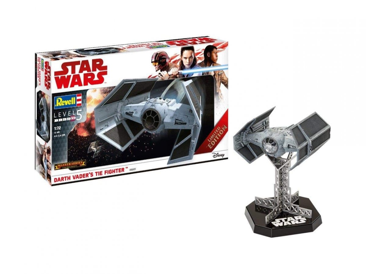 Revell 06881 Star Wars Darth Vader TIE Fighter 1/72 – zdjęcie 2
