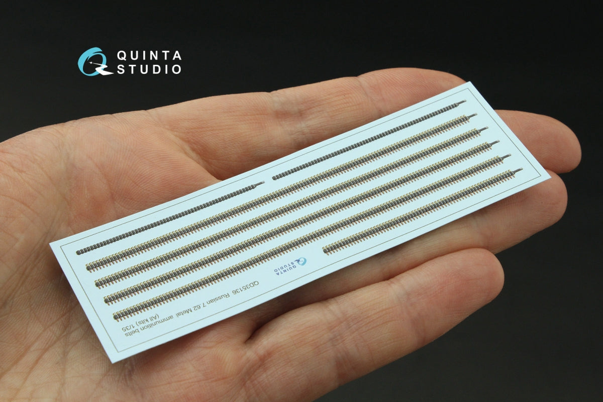Quinta Studio QD35136 Russian 7.62 Metal ammunition belts (All kits) 1/35 – zdjęcie 4