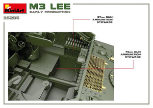 Miniart 35206 M3 Lee early prod. w/interior 1/35 – immagine 17