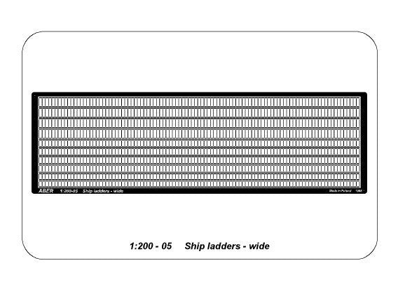 Aber 200-05 Ship ladders - wide 1/200 – zdjęcie 5