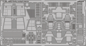 Eduard 73592 H8K2 Emily cockpit interior HASEGAWA 1/72 – zdjęcie 2