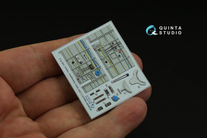Quinta Studio QD48391 Macchi C.205 Veltro 3D-Printed &amp;amp; colored Interior on decal paper (Hasegawa/Italeri) 1/48 – image 5