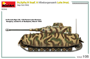 MiniArt 35346 Pz.Kpfw.IV Ausf. H Nibelungenwerk Late Prod. Sep-Oct 1943 1/35 – zdjęcie 4