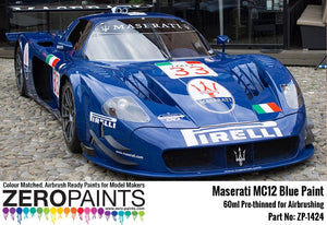 Zero Paints ZP-1424 Maserati MC12 Blue Paint 60ml – zdjęcie 2