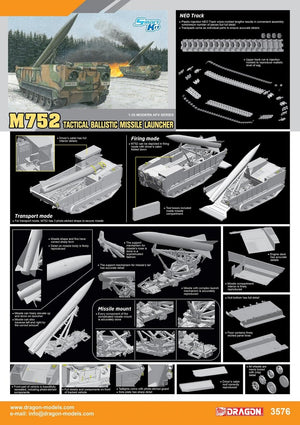 Dragon 3576 M752 TACTICAL BALLISTIC MISSILE LAUNCHER 1/35 – image 2