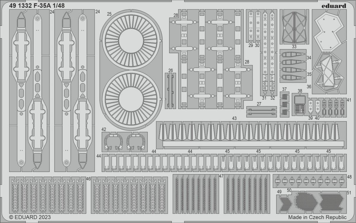 Eduard 491332 F-35A TAMIYA 1/48 – image 2