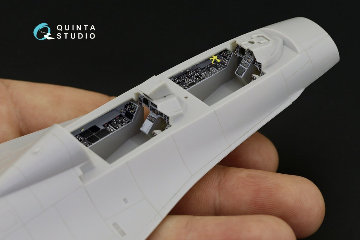 Quinta Studio QD48221 F-16B 3D-Printed &amp;amp; coloured Interior on decal paper (Hasegawa) 1/48 – zdjęcie 3