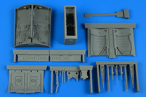 Aires 2291 F-104D &amp; F-104F Early Starfighter wheel bay (for ITALERI) 1/32