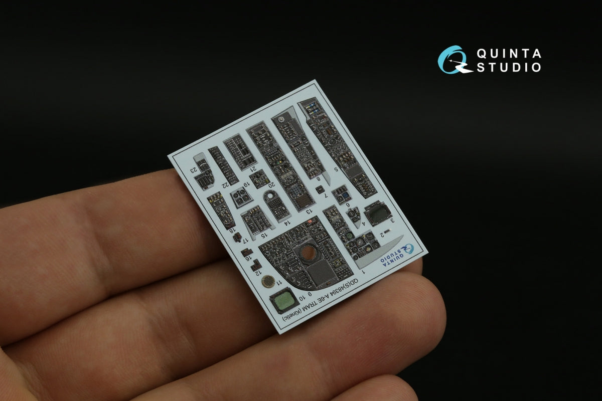 Quinta Studio QD48394 A-6E TRAM 3D-Printed &amp;amp; colored Interior on decal paper (Kinetic) 1/48 – image 6