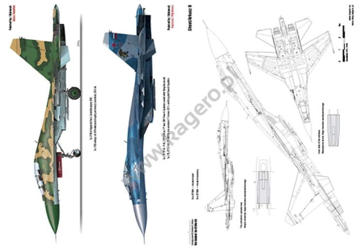 Kagero 7083 The Sukhoi Su-27/Su-33 EN/PL – zdjęcie 5
