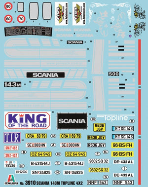 Italeri 3910 SCANIA 143M TOPLINE 4x2 1/24 – image 2