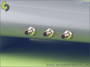 Master AM-48-025 P-40 E-N - fairings with blast tubes for .50cal Browning (6pcs) 1/48 – Bild 6
