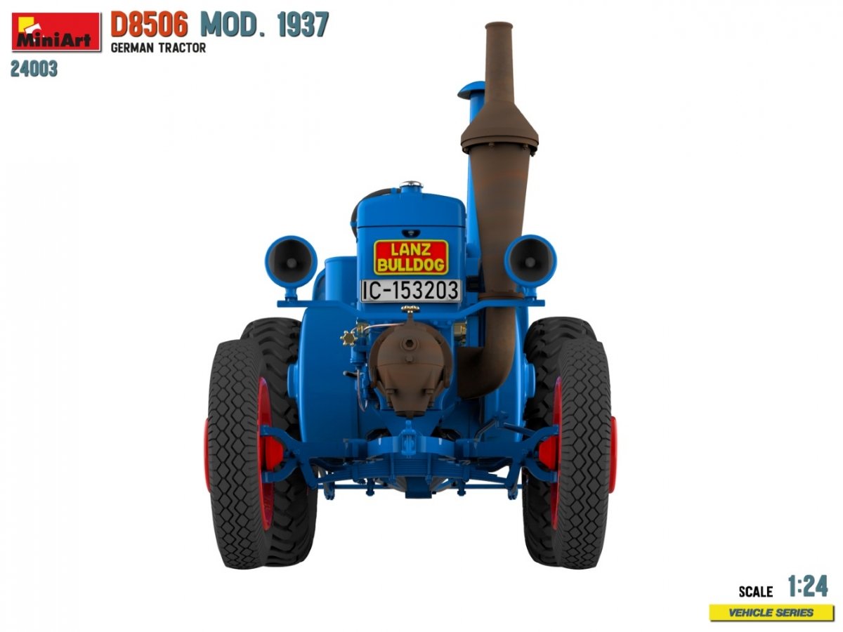 MiniArt 24003 GERMAN TRACTOR D8506 MOD. 1937 1/24 – zdjęcie 9