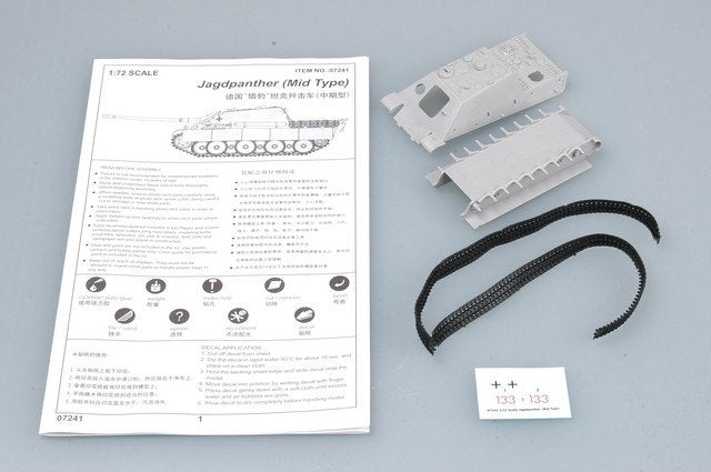 Trumpeter 07241 Jagdpanther (Mid Type) 1/72 – zdjęcie 3