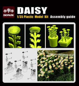 Diopark 35002 Plant Series Daisy 1/35 – zdjęcie 2
