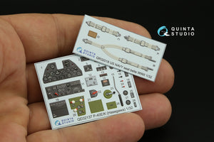 Quinta Studio QD32137 P-40E/K 3D-Printed &amp;amp; coloured Interior on decal paper (Hasegawa) 1/32 – zdjęcie 7