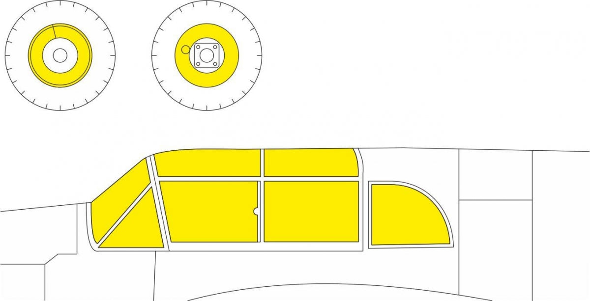 Eduard 644276 Bf 108 regular wheels LooKplus EDUARD 1/48 – zdjęcie 12