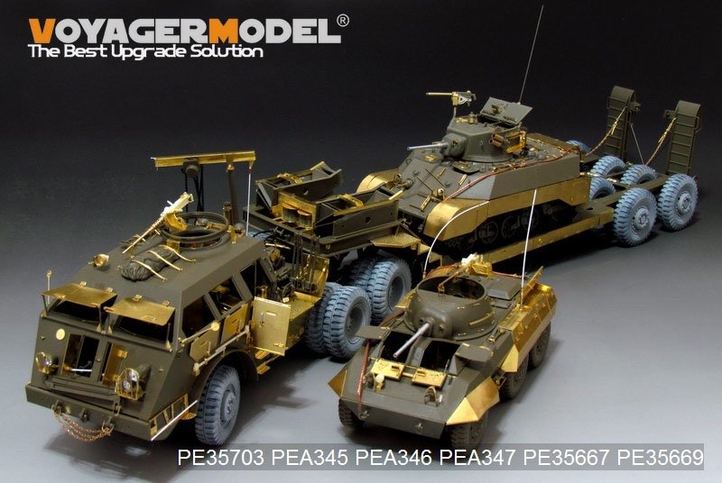 Voyager Model PE35703 WWII US M25 tank transporter (For TAMIYA 35230)1/35 – zdjęcie 3