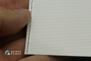 Quinta Studio QRV-019 Single riveting rows (rivet size 0.10 mm, gap 0.4 mm, suits 1/72 scale), Black color, total length 6.7 m/22 ft – zdjęcie 6