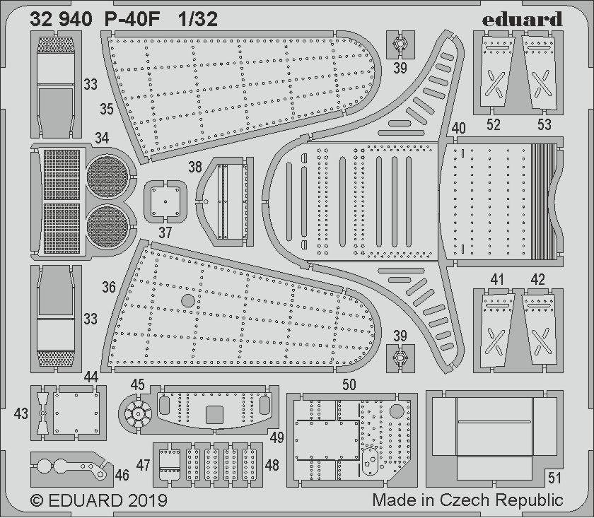 Eduard 32940 P-40F 1/32 TRUMPETER – image 2