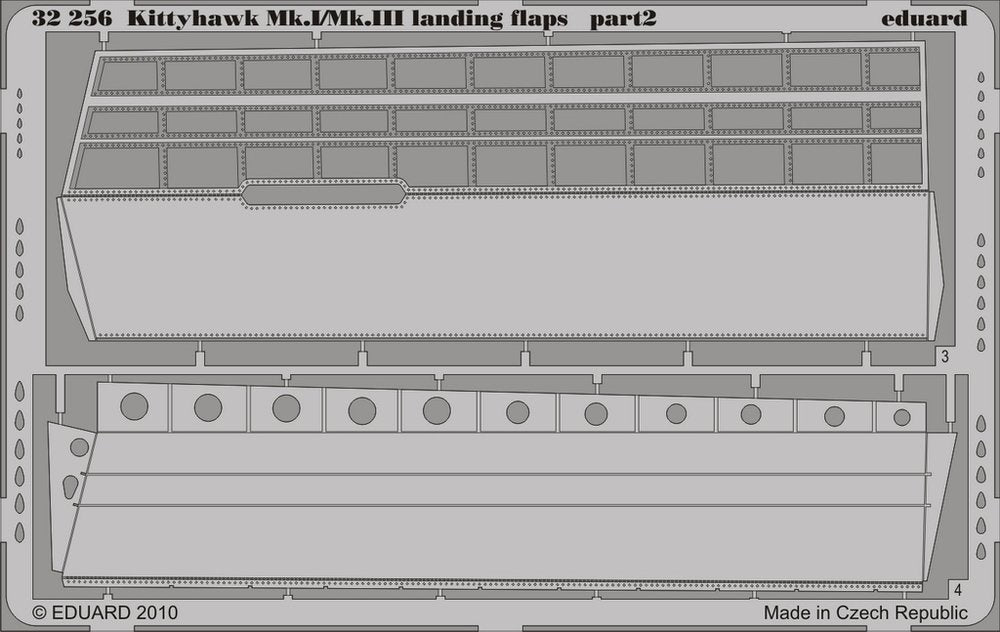 Eduard 32256 Kittyhawk Mk.I/Mk.III landing flaps HASEGAWA 1/32 – image 2
