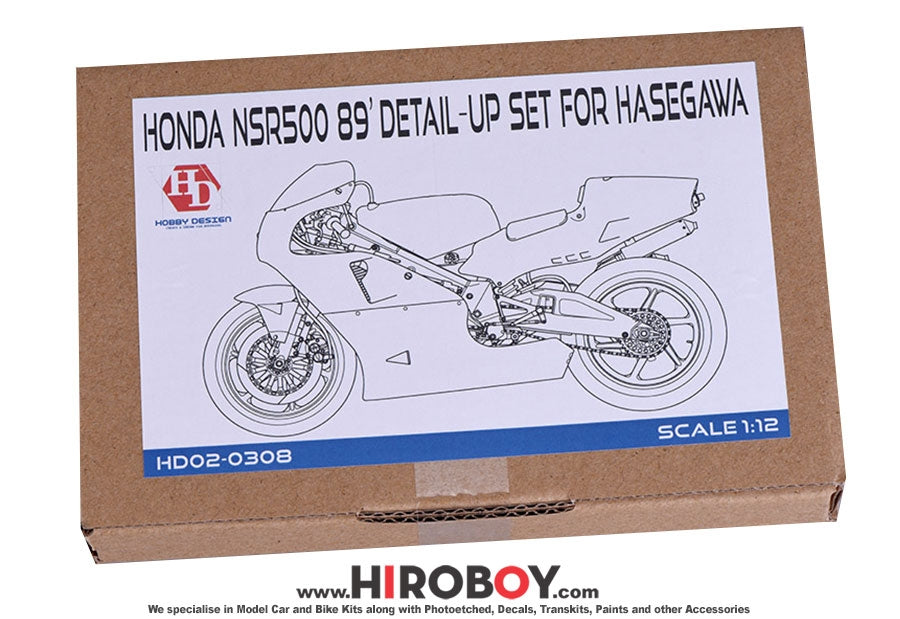 Hobby Design HD02-0308 Honda NSR500 &amp;quot;WGP500 Champion 1989&amp;quot; Detail-up Set (Hasegawa) 1/12