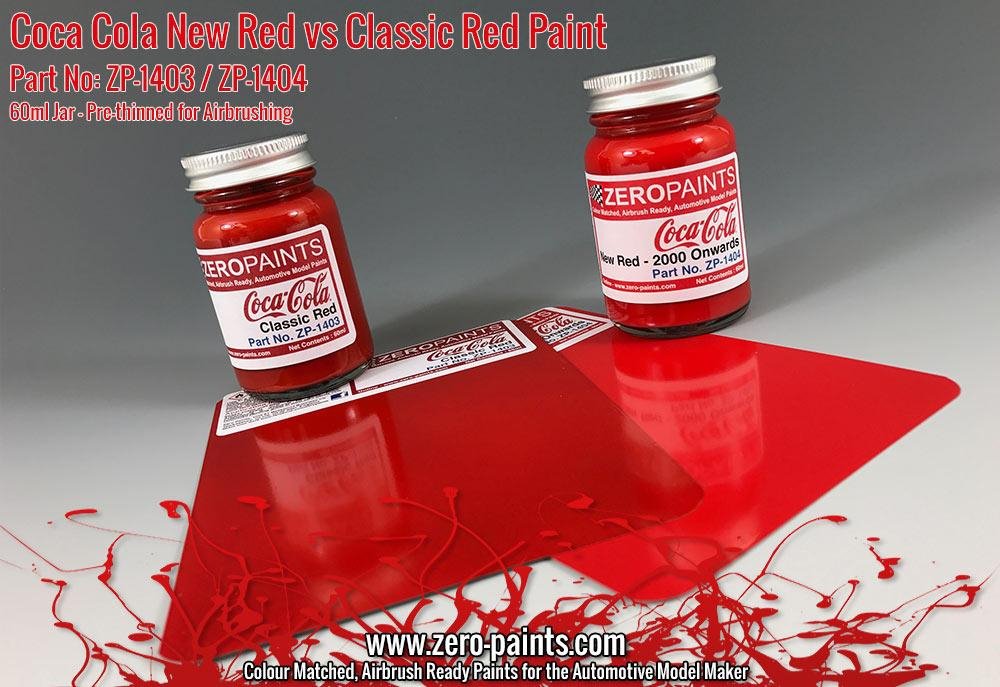 Zero Paints ZP-1404 Coca Cola New Red Paint 60ml – zdjęcie 2