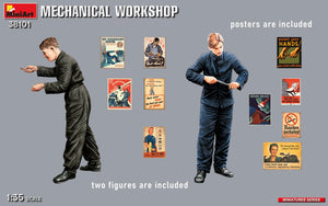MiniArt 38101 MECHANICAL WORKSHOP includes 2 figures 1/35 – zdjęcie 2