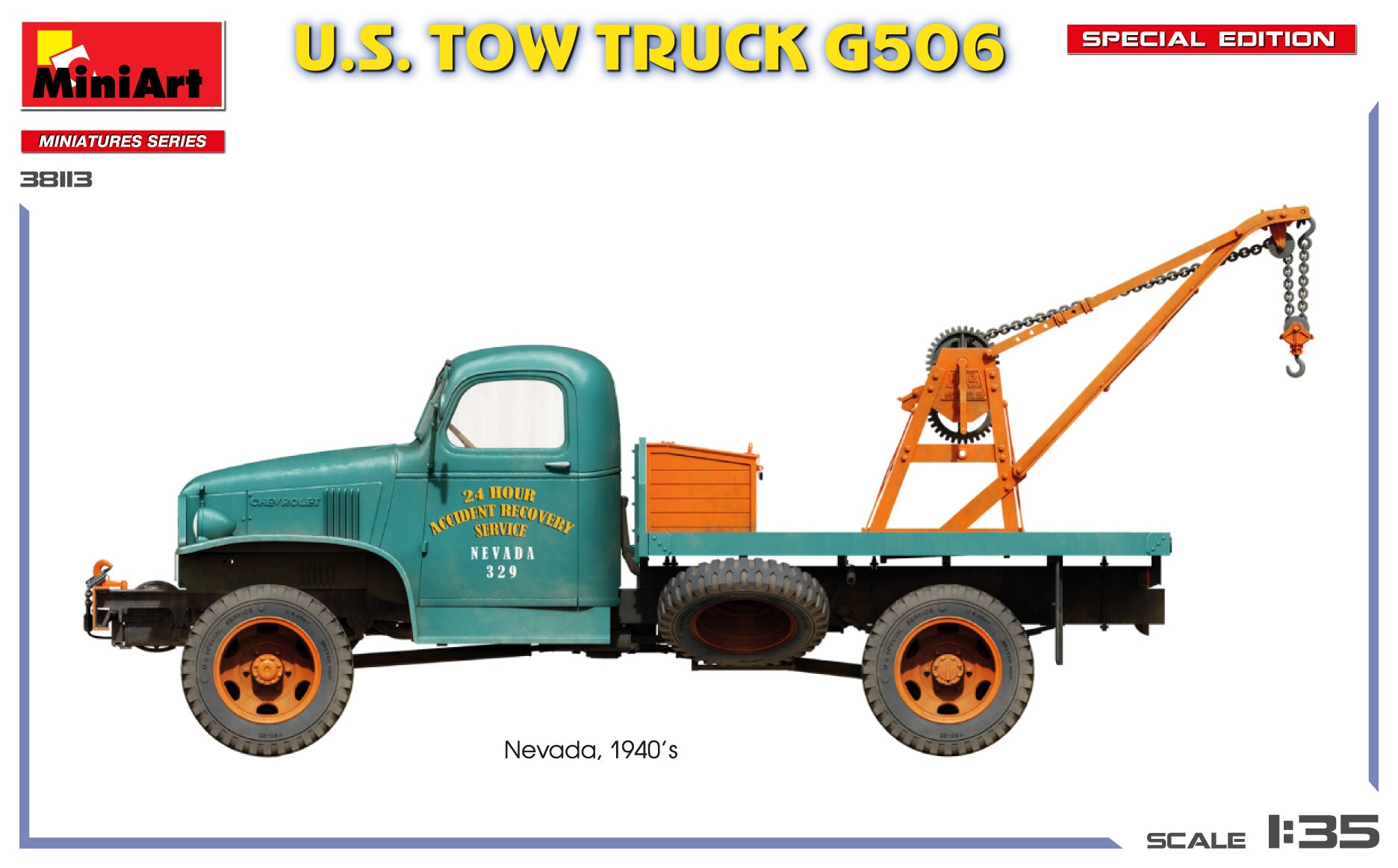 MiniArt 38113 U.S. Tow Truck G506. Special Edition 1/35 – zdjęcie 3